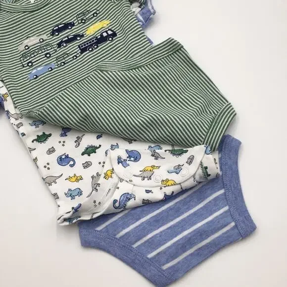 NEW - Carter’s 3 baby bodysuits set size 0-3m Newborn - Picture 5 of 6